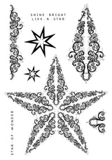 Katkin Krafts Guiding Light 6 in x 8 in Clear Stamp Set