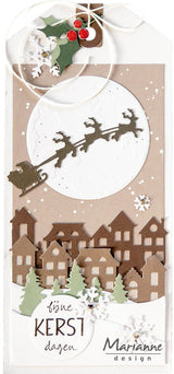 Marianne Design 6x12 Cardstock - Merry Christmas