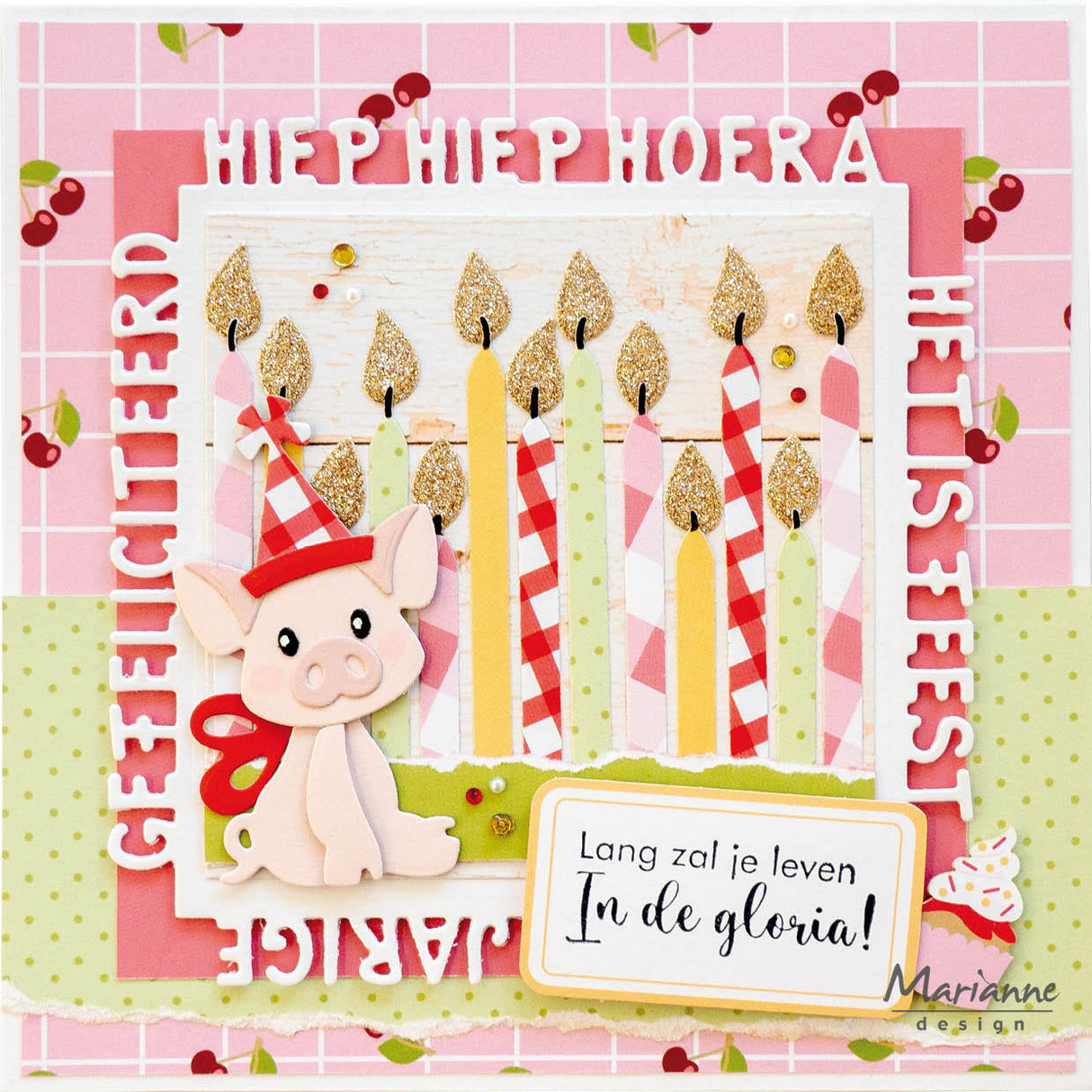 Marianne Design Collectables Die - Eline's Pig Family