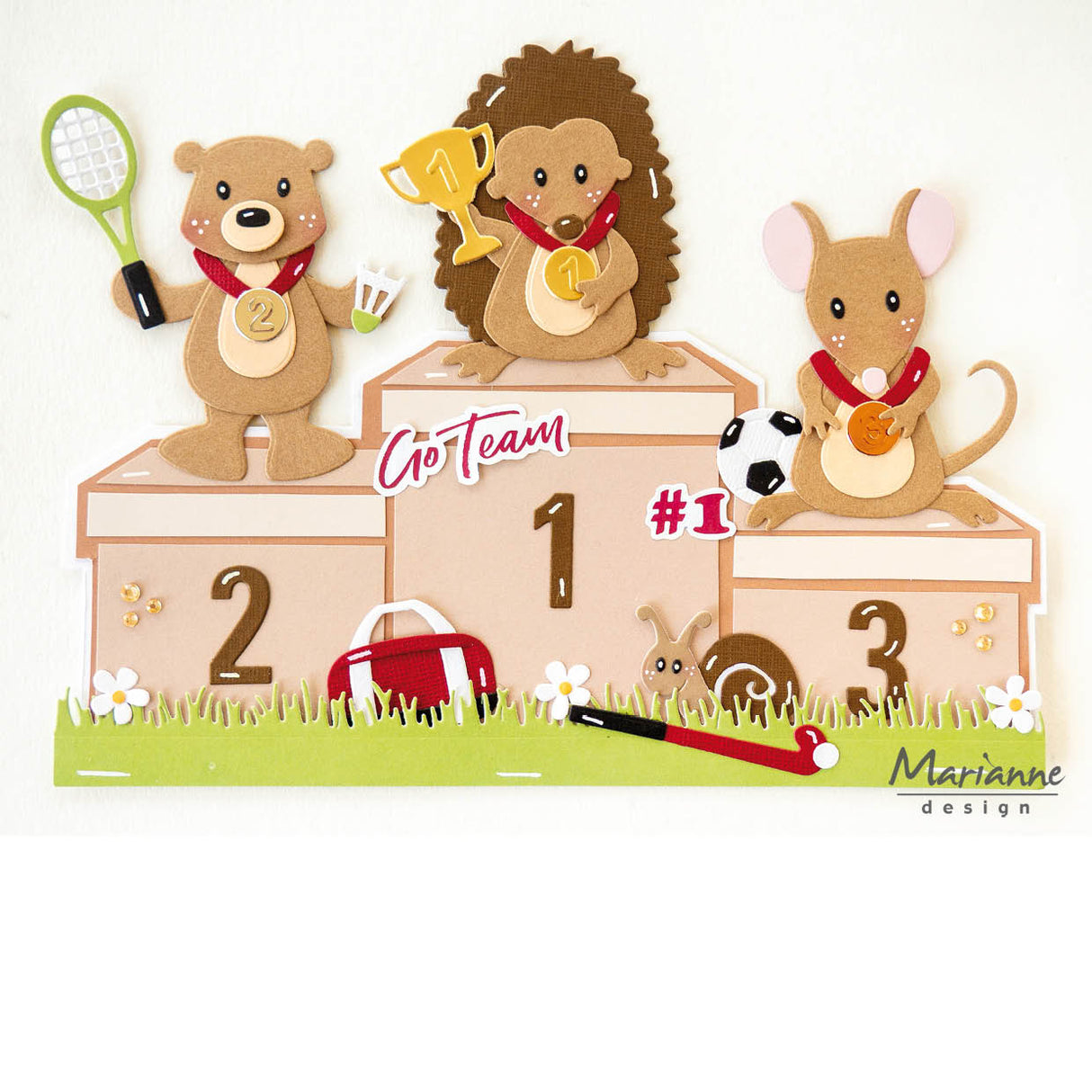 Marianne Design Craft Stencil - Winner's Podium