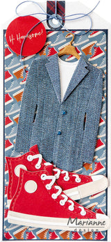 Marianne Design A4 Paper Pad - Hi Handsome!