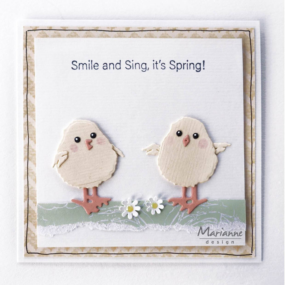 Craftables Punch Die Daisies Die