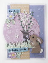 Craftables Punch Die Daisies Die
