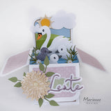 Craftables Punch Die Daisies Die
