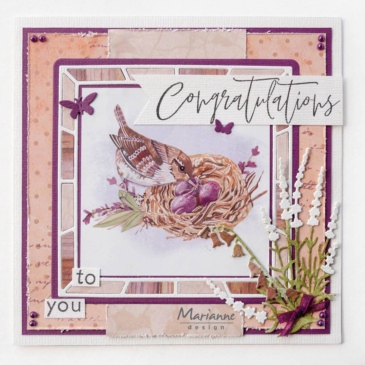 Cutting Sheet French Antiques Lavender A4