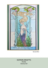 Katkin Krafts Pearl 6 in x 8 in Clear Stamp Set
