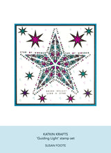 Katkin Krafts Guiding Light 6 in x 8 in Clear Stamp Set