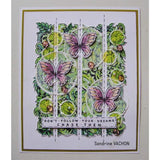 Katkin Krafts Beautiful Leaves 6 in x 8 in Clear Stamp Set