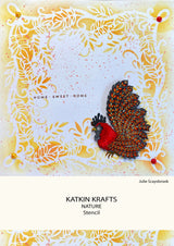 Katkin Krafts Nature 7 in x 7 in Stencil
