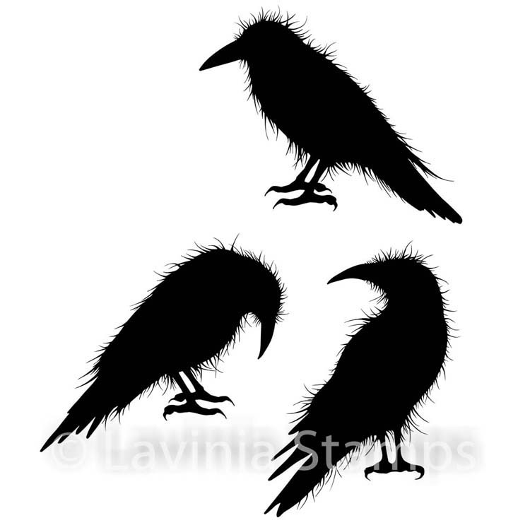 Lavinia Stamp - Crow Set