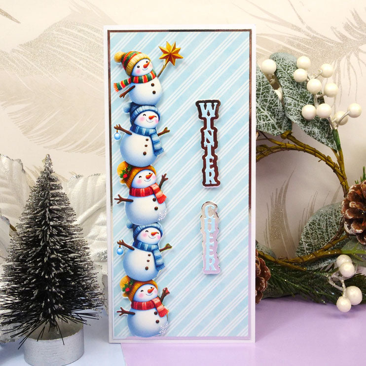 Moonstone Dies - Christmas Vertical Sentiments