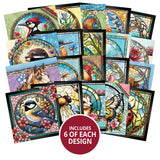 The Square Little Book of Stained Glass Wonderful Wildlife