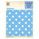 Nellie's Choice Layered Combi Dies Square Drops Layer C