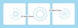 Layered Combi Stencil Set Mandala 2