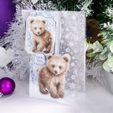 Snow Adorable Luxury Foiled Acetate