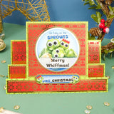 Christmas Crackers Foiled Edge-to-Edge Cardstock