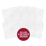 Luxury Festive Foiled Parchment Sentiment Sheets