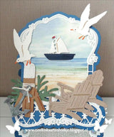 Marianne Design: Creatables Dies - Anja's Label Frame & Flowers