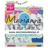Marianne Design Creatables Congrats & Balloon - 25th Anniversary