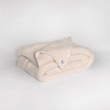 Primrose Pink Solid Double Layered Print Extended Throw