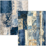 Mixed Media Book Urban Blue Denim A4 Maxi