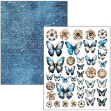 Mixed Media Book Urban Blue Denim A4 Maxi