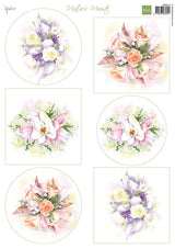 Marianne Design A4 Cutting Sheet - Mattie's Mooiste Romantic Bouquets