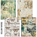 Craftmix Time Capsule Mixed A5 Paper Pack - 8 Sheets (Tissue & Vellum Variety)