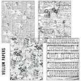 Craftmix Meaningful Memories Mixed A5 Paper Pack - 8 Sheets (Tissue & Vellum Variety)