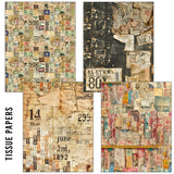 Craftmix Journey Ahead Mixed A5 Paper Pack - 8 Sheets (Tissue & Vellum Variety)