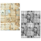 A5 Tissue Paper Set – 24 Sheets Music Sheet