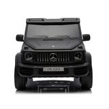 2x24V Mercedes Benz G63 Kids Supersized Matte Black XXL Ride-On Truck W/ Rubber Wheels, MP4 Touchscreen, Double Battery Pack & RC