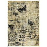 Mixed Media Rice Paper A4 Set 4/Pkg Time Capsule