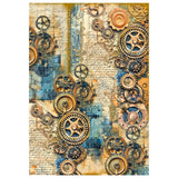 Mixed Media Rice Paper A4 Set 4/Pkg Past Time