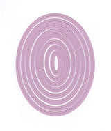 Multi Frame Dies "Straight Dotted Oval"