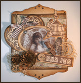 Multi Frame Dies "Straight Dotted Oval"