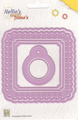Multi Frame Dies - Christmas Ribbon Weaving Square