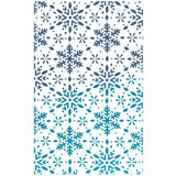 Ciao Bella Texture Stencil 5"x8" Snowflakes