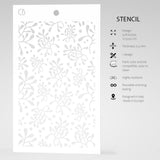 Ciao Bella Texture Stencil 5"x8" Mistletoe