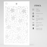 Ciao Bella Texture Stencil 5"x8" Corinth