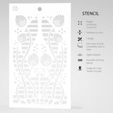 Ciao Bella Texture Stencil 5"x8" Tikal