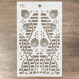 Ciao Bella Texture Stencil 5"x8" Tikal