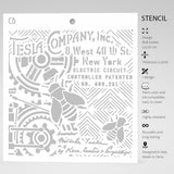 Ciao Bella Texture Stencil 8x8 Tesla Company Inc.