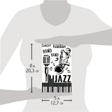 Texture Stencil 5"x8" Jazz