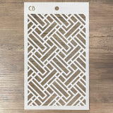 Ciao Bella Texture Stencil 5"x8" Labyrinth