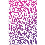 Ciao Bella Texture Stencil 5"x8" Newspaper Font