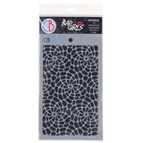 Ciao Bella Texture Stencil 5"x8" Spiral Helix