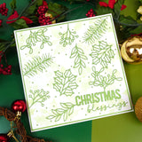 Moonstone Dies - Festive Outline Foliage