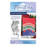 Moonstone Dies - Poinsettia Border Strips