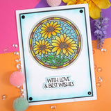 Moonstone Dies - Stained Glass Flowers